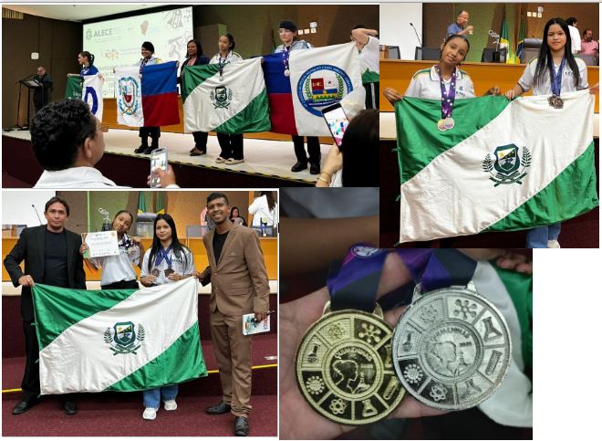 Estudantes da EEMTI Maria Dolores Arrais de Campos Sales brilham na Cerimônia da Olimpíada Brasileira de Química